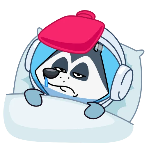 🤒 Стикер «Космопес» для Telegram