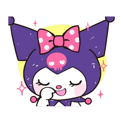 🌄 Стикер «Animated Kuromi» для Telegram