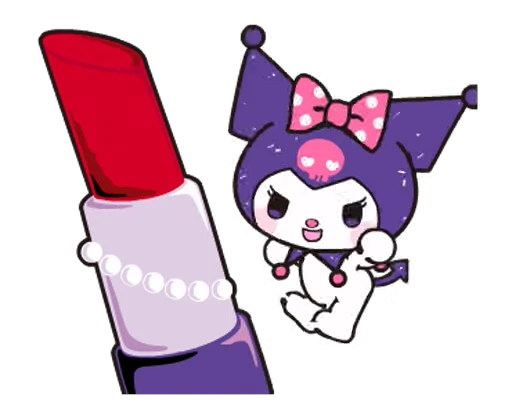 🙏 Стикер «Animated Kuromi» для Telegram