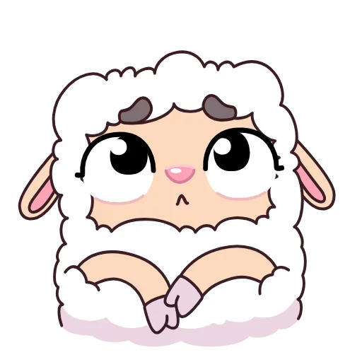 🥺 Стикер «Овечка» для Telegram