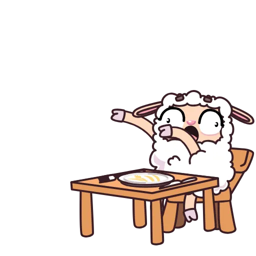 🤬 Стикер «Овечка» для Telegram