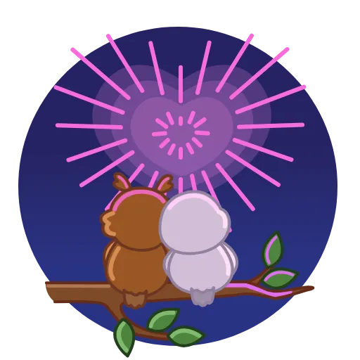 💕 Стикер «Love Animation» для Telegram