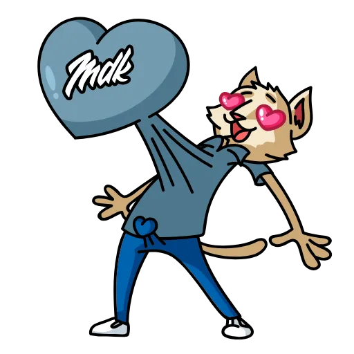😍 Стикер «MDK Мудакотик» для Telegram