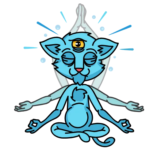 🧘 Стикер «MDK Мудакотик» для Telegram