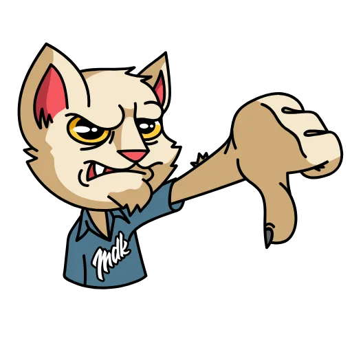 👎 Стикер «MDK Мудакотик» для Telegram