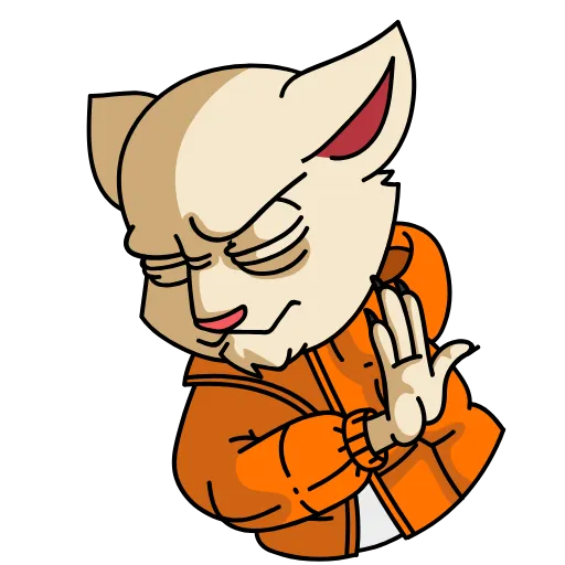 🙅‍♂️ Стикер «MDK Мудакотик» для Telegram