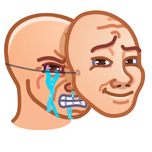 😭 Стикер «Memes Smiles» для Telegram