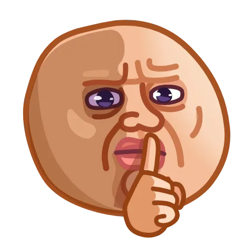 🤫 Стикер «Memes Smiles» для Telegram