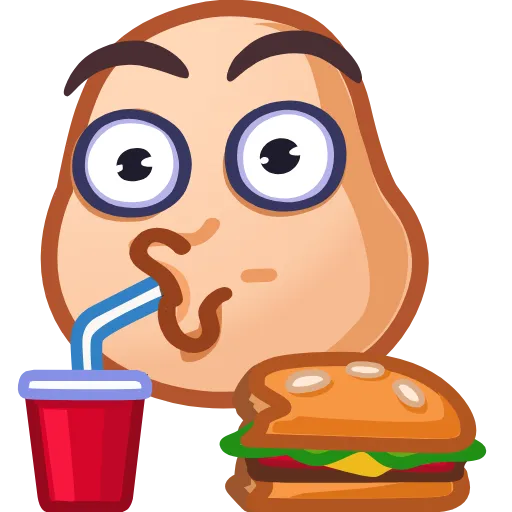 🍔 Стикер «Memes Smiles» для Telegram