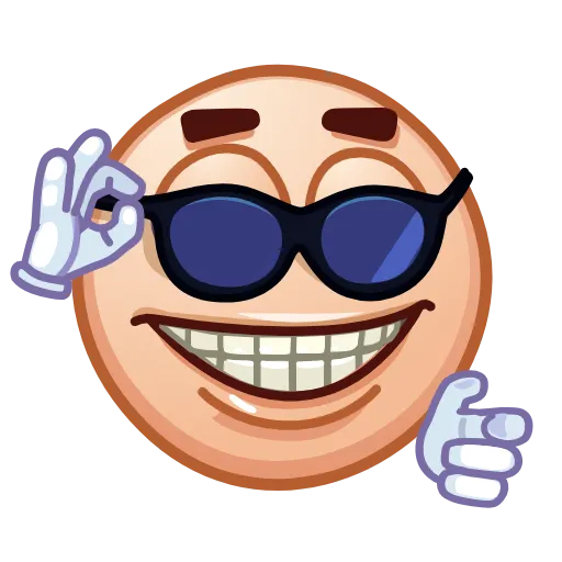 😎 Стикер «Memes Smiles» для Telegram