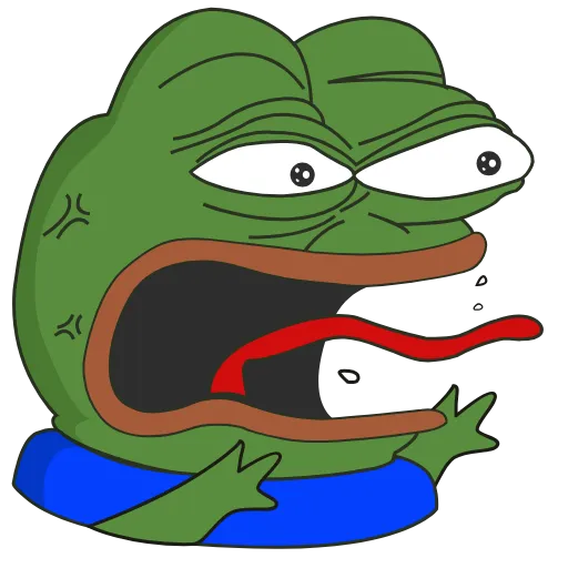😖 Стикер «AnimatedPepe» для Telegram