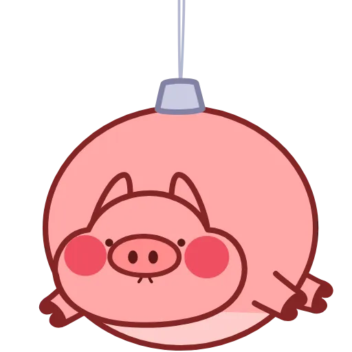 🎄 Стикер «Pig Valera» для Telegram