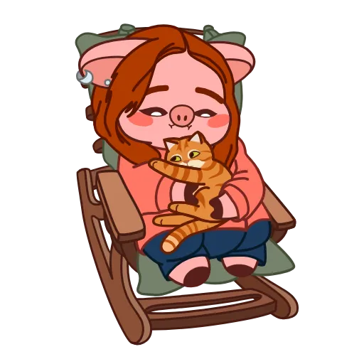 🐱 Стикер «Pig Valera» для Telegram