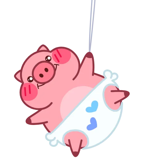 🎄 Стикер «Pig Valera» для Telegram