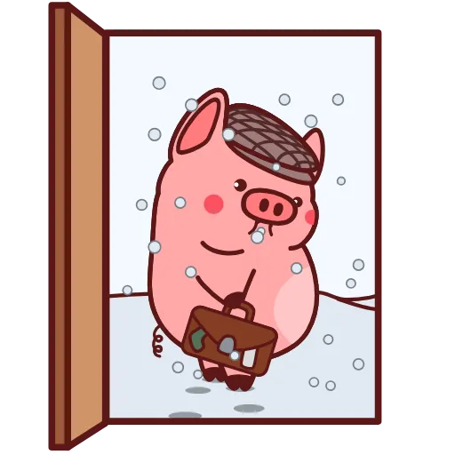 🚪 Стикер «Pig Valera» для Telegram
