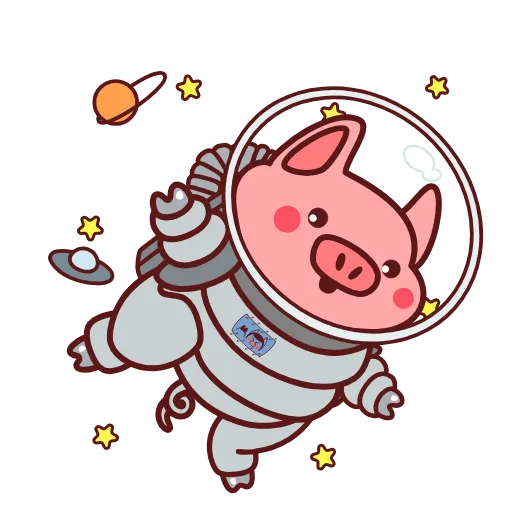 👩‍🚀 Стикер «Pig Valera» для Telegram