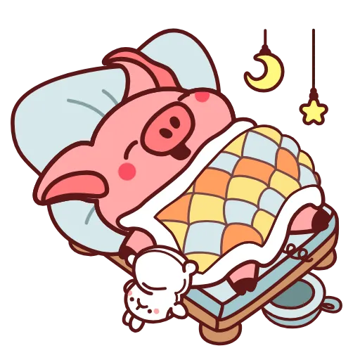 🛌 Стикер «Pig Valera» для Telegram
