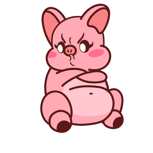 😤 Стикер «Pig Valera» для Telegram