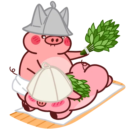 🧖‍♂️ Стикер «Pig Valera» для Telegram