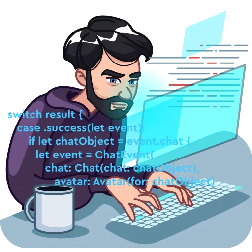 👨‍💻 Стикер «Профессии» для Telegram