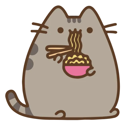 🍜 Стикер «Pusheen» для Telegram