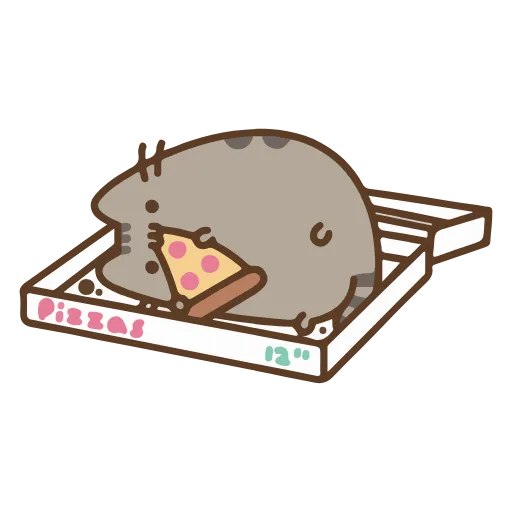 🍕 Стикер «Pusheen» для Telegram