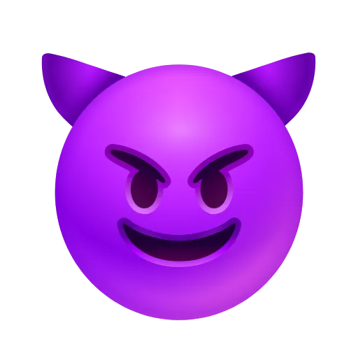 😈 Стикер «Реакции VK» для Telegram