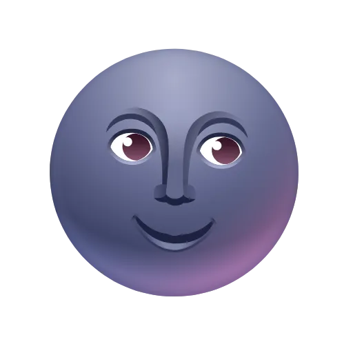 🌚 Стикер «Реакции VK» для Telegram
