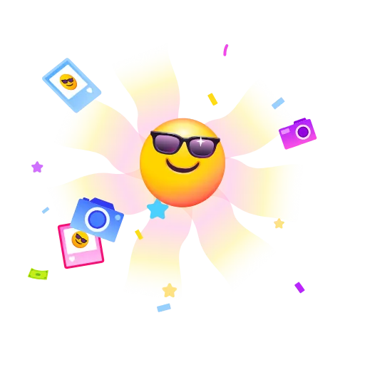 😎 Стикер «Реакции VK» для Telegram