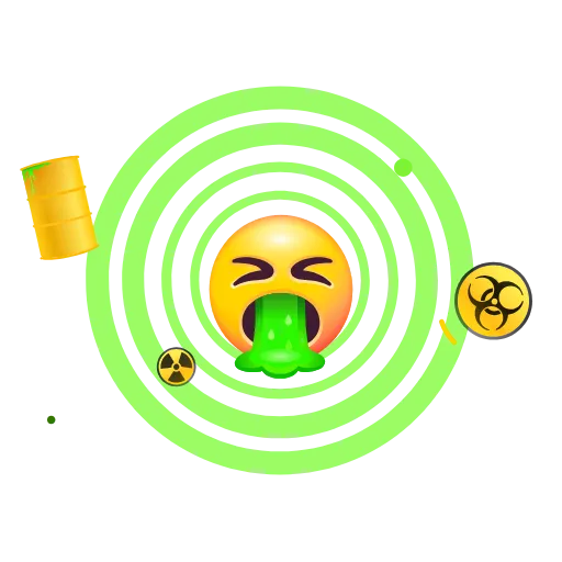 🤮 Стикер «Реакции VK» для Telegram