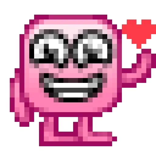 😍 Эмодзи «Animated Retro Smile» для Telegram