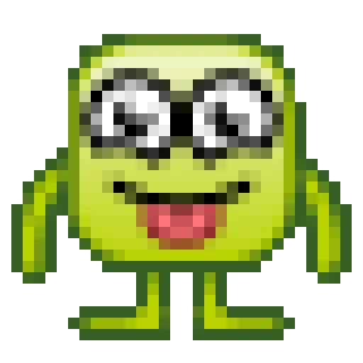 😌 Эмодзи «Animated Retro Smile» для Telegram