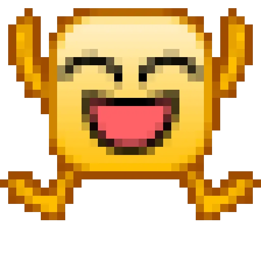 😝 Эмодзи «Animated Retro Smile» для Telegram