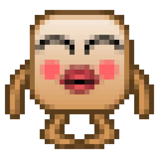 😍 Эмодзи «Animated Retro Smile» для Telegram