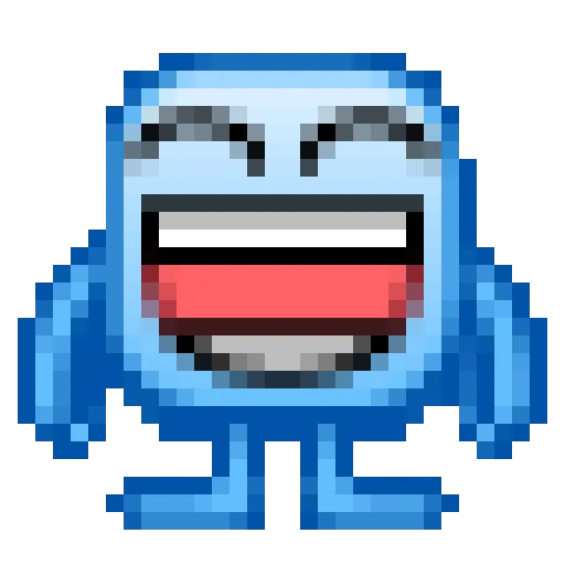 😜 Эмодзи «Animated Retro Smile» для Telegram