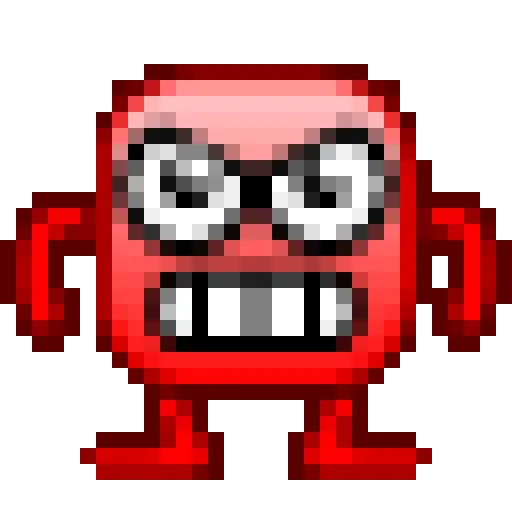 🤪 Эмодзи «Animated Retro Smile» для Telegram