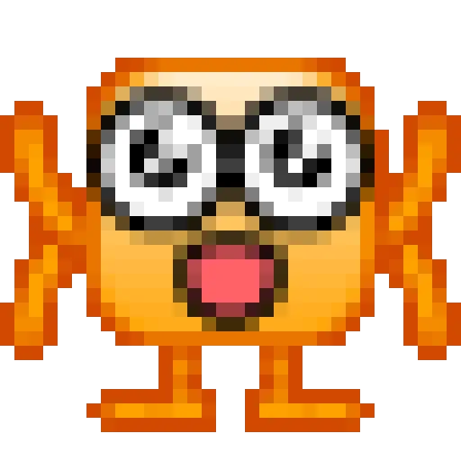 😆 Эмодзи «Animated Retro Smile» для Telegram