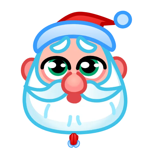 🙏 Стикер «Santa Claus» для Telegram
