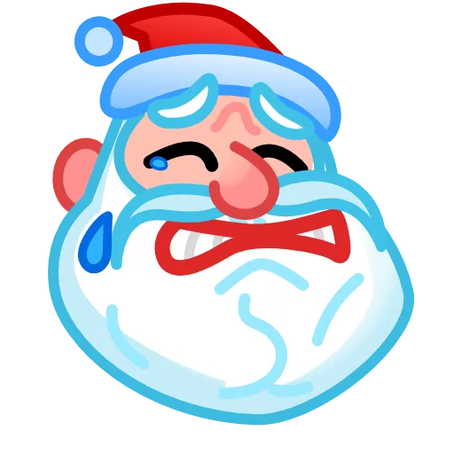 🥲 Стикер «Santa Claus» для Telegram