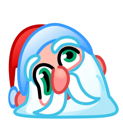 🫠 Стикер «Santa Claus» для Telegram