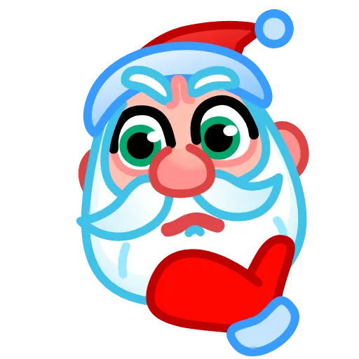 ❔ Стикер «Santa Claus» для Telegram