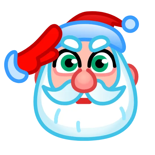 🫡 Стикер «Santa Claus» для Telegram