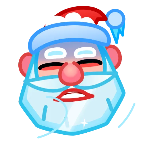 🥶 Стикер «Santa Claus» для Telegram