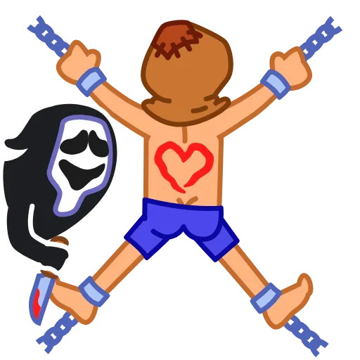 😉 Стикер «Animated Scream» для Telegram