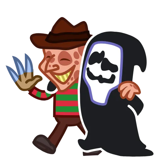 🚶 Стикер «Animated Scream» для Telegram