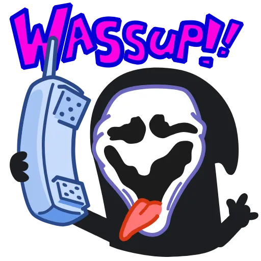 😝 Стикер «Animated Scream» для Telegram