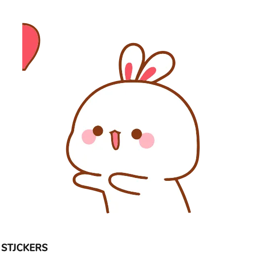😽 Стикер «Анимированные кролики» для Telegram