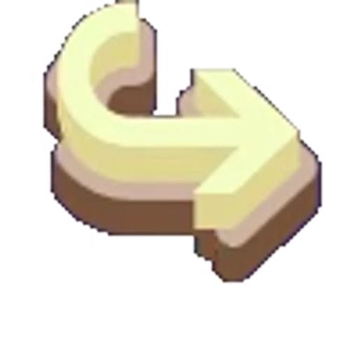 🔢 Эмодзи «Бежевый с тенью шрифт» для Telegram