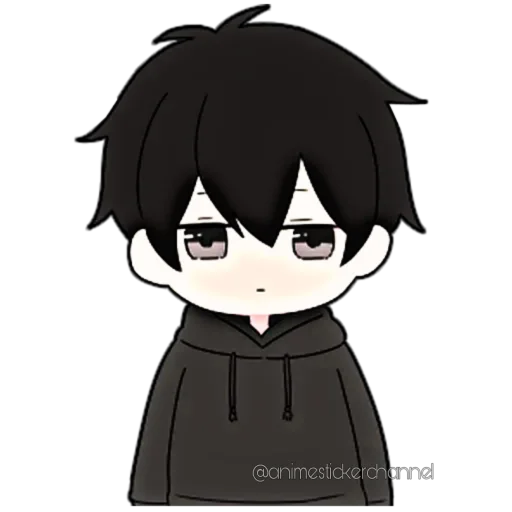 Стикерпак ANIME BOY для Telegram — скачать