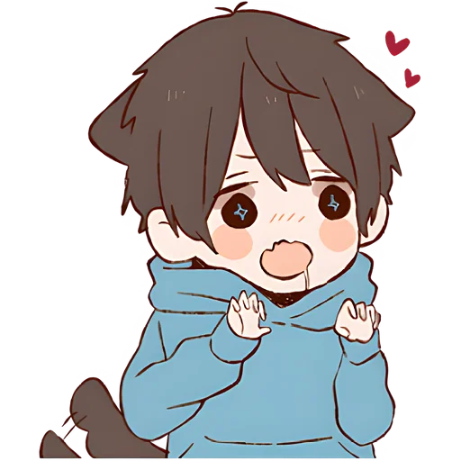 🥹 Стикер «Анимешная парочка» для Telegram